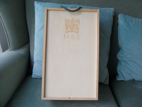 Empty wooden wine gift - empty,