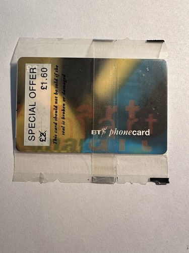 Phonecard sealed mint - £2,