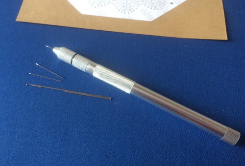 Bobbin lace pricker pin - bobbin, vice