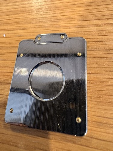 Stainless steel cigar cutter - stainless,