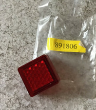 Square Red Rear Motorcycle Bike Reflector MOT Legal - Tail Tidy Conversion Boom