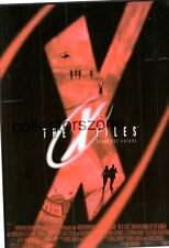 1998 The X Files  Movie Film advertising postcard unposted