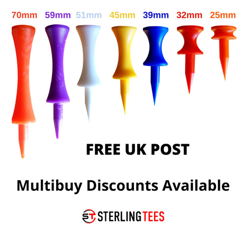 Castle golf tees plastic - castle,