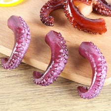  4 Pcs Artificial Sea Food Models Octopus Figurines Faux Small Tentacles Fake