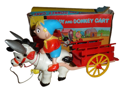 Noddy and donkey cart - noddy, in
