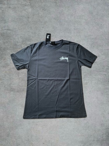 Charcoal grey stussy shirt - grey,