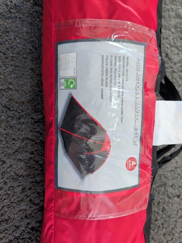 Proaction man dome tent - 4-man,