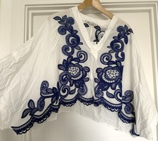 ZARA EMBROIDERED BLOUSE Kimono