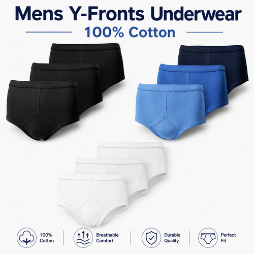 Mens fits fronts - y-fronts, underwear