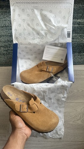 Birkenstock boston clog - clog, suede