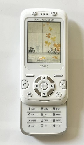 Sony ericsson f305 white retro - ericsson,