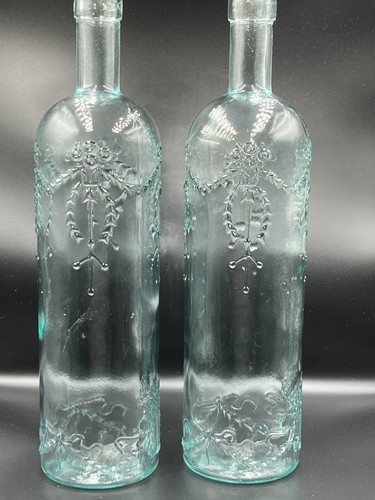 Vintage green blue - blue, glass