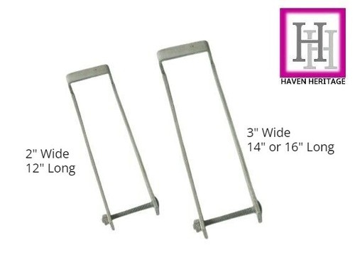 Wide galvanised throw - 3",