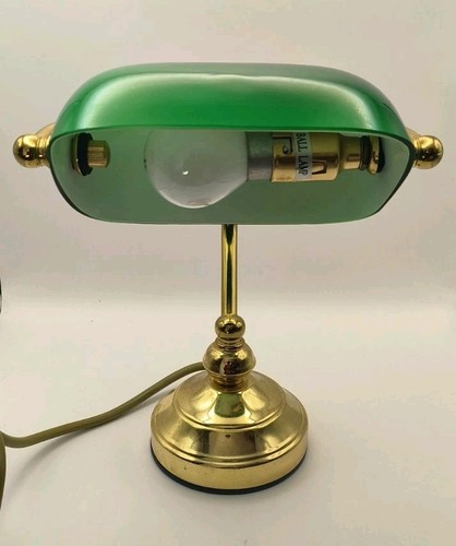 Vintage mini banker - banker's, lamp