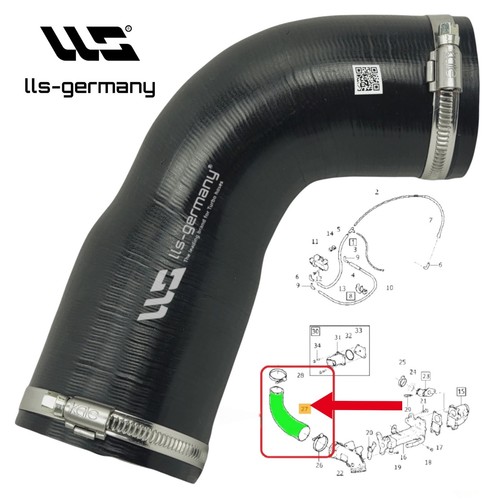 Turbo hose charge - hose, air