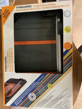 Fiskars 12” Rotary Paper Trimmer Incl 5 Blades Cutters