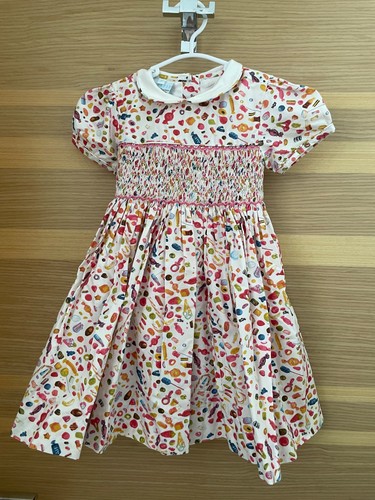 Annafie candy smock dress - candy,
