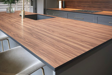 CLEARANCE WALNUT Compact Laminate Kitchen Worktop 12mm Slim Solid Desk Island