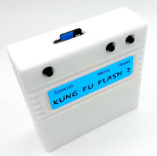 Kung Fu Flash 2 Commodore 64 Cartridge + Case + 32GB SD Card USA Seller C64/128
