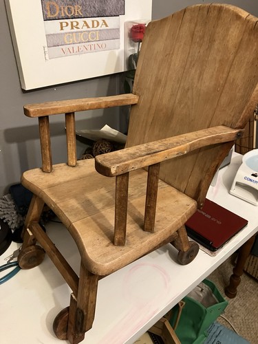 Vintage solid wood - wood, childs