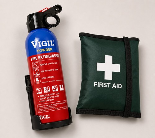 Fire extinguisher 600g powder - fire,
