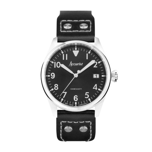 Accurist aviation 41mm - aviation, mens