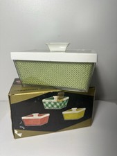 Vintage Polytemp Insulated Doublewall Butter Dish Green