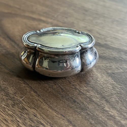 Antique silver snuff box - antique,