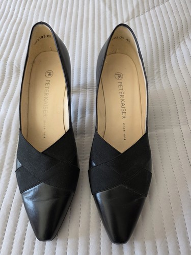 Peter kaiser black leather - peter,
