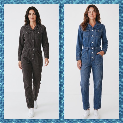 George denim boiler suit - george,