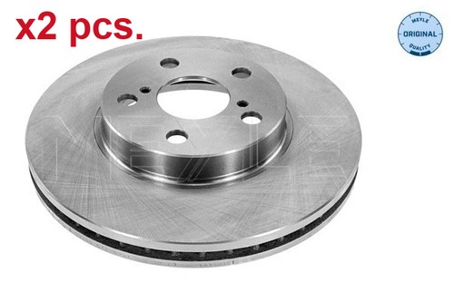 Pcs front brake disc - x2,