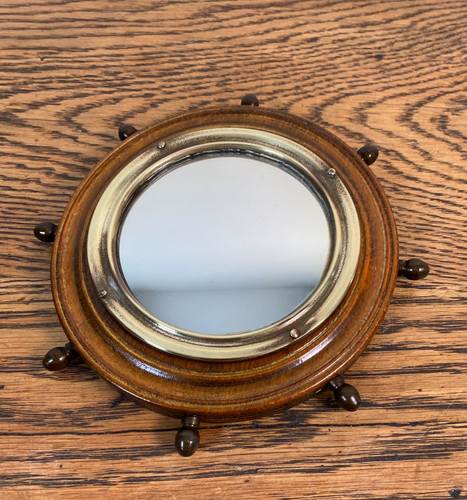 Antique convex miniature ships - miniature,