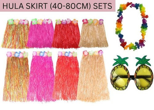Natural grass hula skirt 40cm - hula,