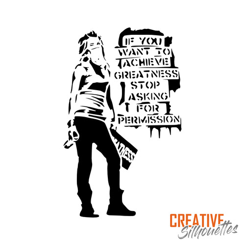 Banksy achieve greatness - banksy,