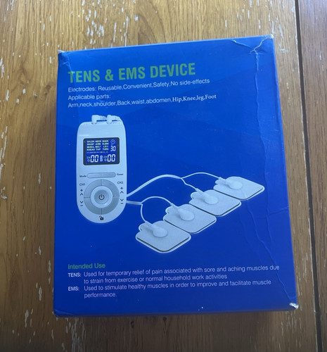 Channel handheld tens ems - 2-channel, tens/ems
