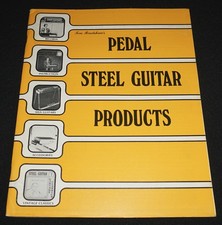 Vintage 1977 Tom Bradshaw's Pedal Steel Guitar Products Catalog Magazine