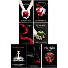 Twilight Saga 7 Books Collection Set by Stephenie Meyer Life and Death, Midnight