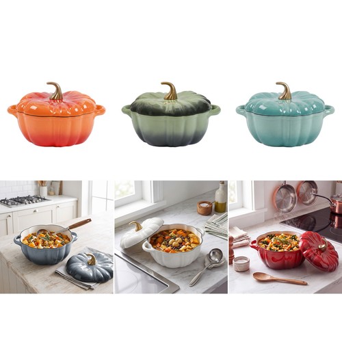 Enamelled cast iron pumpkin - iron,
