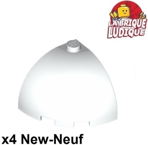 Lego round brick corner - 4x,