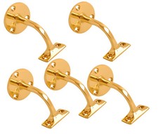 Pack of 5 Polished Brass