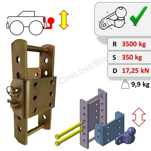 Heavy duty tow - duty, hitch