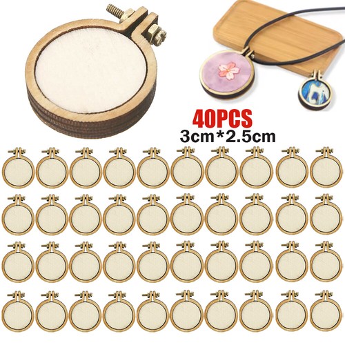 40pc mini embroidery hoop - mini, ring
