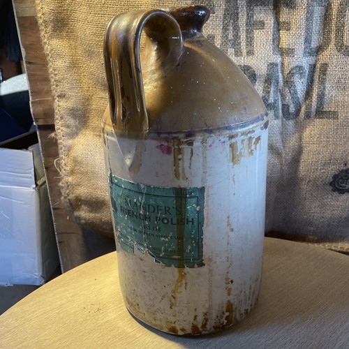 Large vintage glazed stone - large,