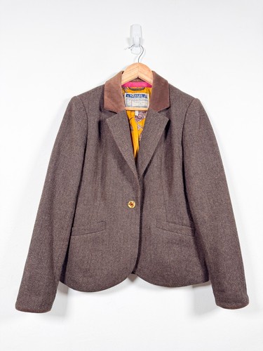 Joules tweed jacket size - jacket, 14