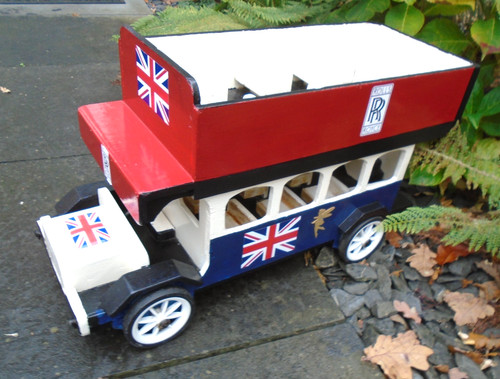 Hand made large - , wooden