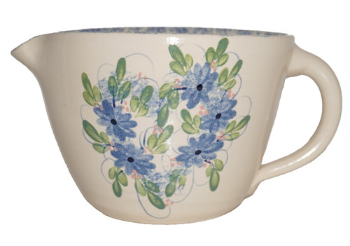 Cottage core spongeware bowl - spongeware, |