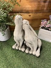 STONE GARDEN LOVING MOON GAZING HARE ORNAMENT