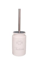 French Shabby Vintage Chic Ceramic Toilettes Toilet Brush Freestanding