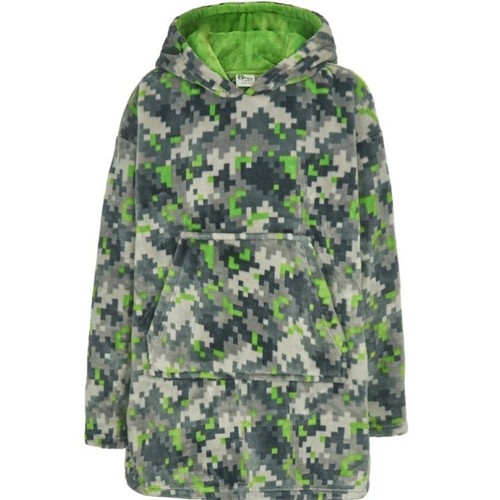 Kids army camo pixel - army, fleece