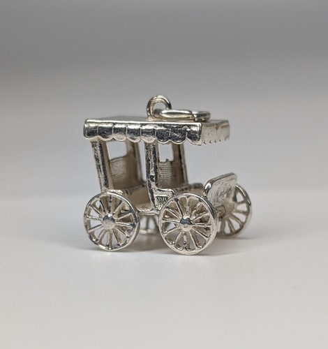 Vintage nuvo silver carriage - vintage,